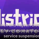 Poonch and Rajouri districts of J&K have two months of VPN service suspension.